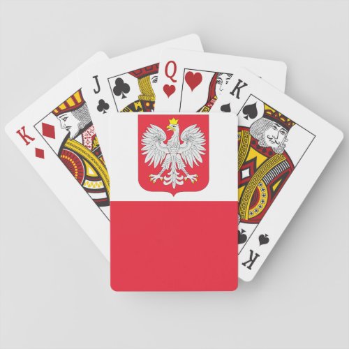 Poland Flag Poker Cards