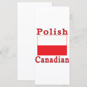 Poland Flag Polish Canadian (Front/Back)
