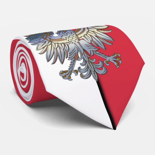 Poland Flag Polish Eagle Tie