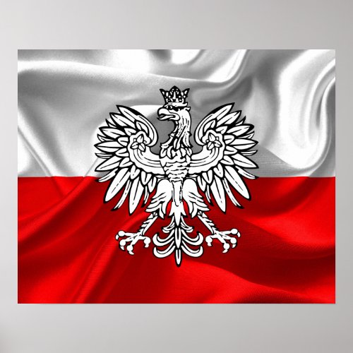 Poland flag poster