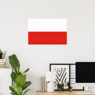 Poland flag poster