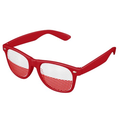 Poland Flag Retro Sunglasses