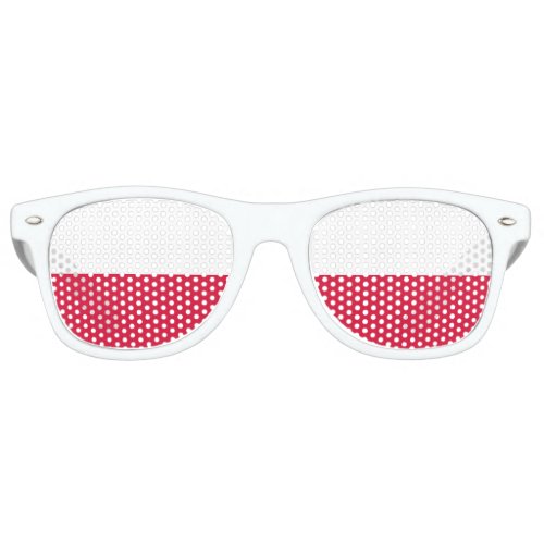Poland Flag Retro Sunglasses