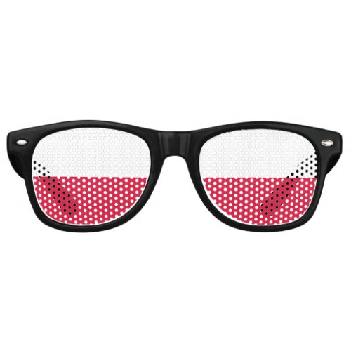 Poland Flag Retro Sunglasses