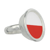 Poland flag ring (Side)