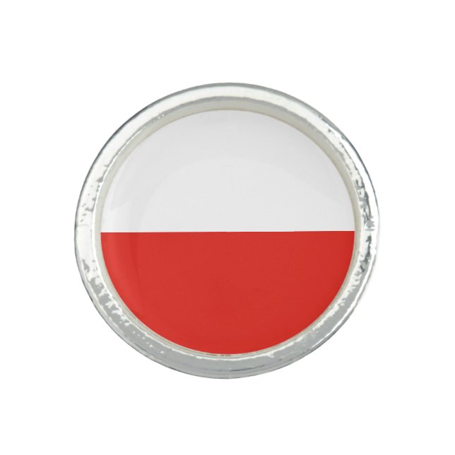 Poland flag ring (Front)