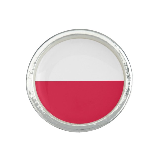 Poland Flag Ring (Front)