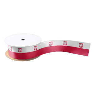Poland Flag Satin Ribbon