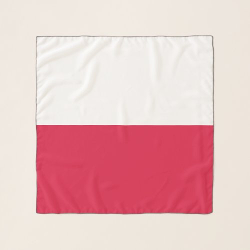 Poland Flag Scarf