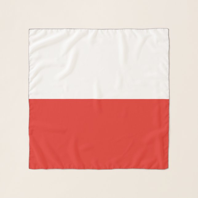 Poland flag scarf (Front)