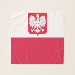 Poland Flag Scarf