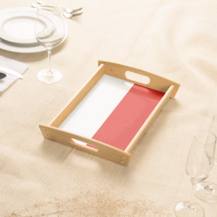 Poland flag serving tray