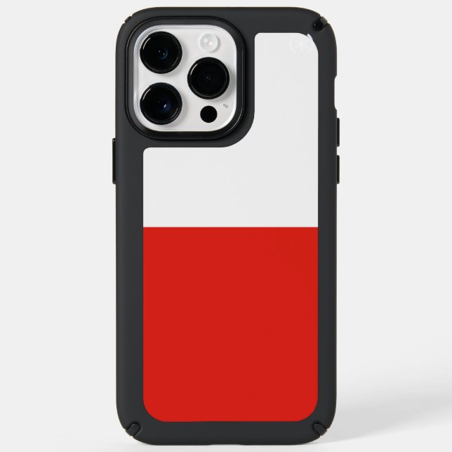 Poland flag speck iPhone case (Front)