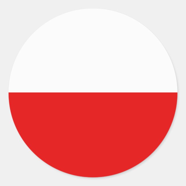 Poland Flag Stickers (Front)