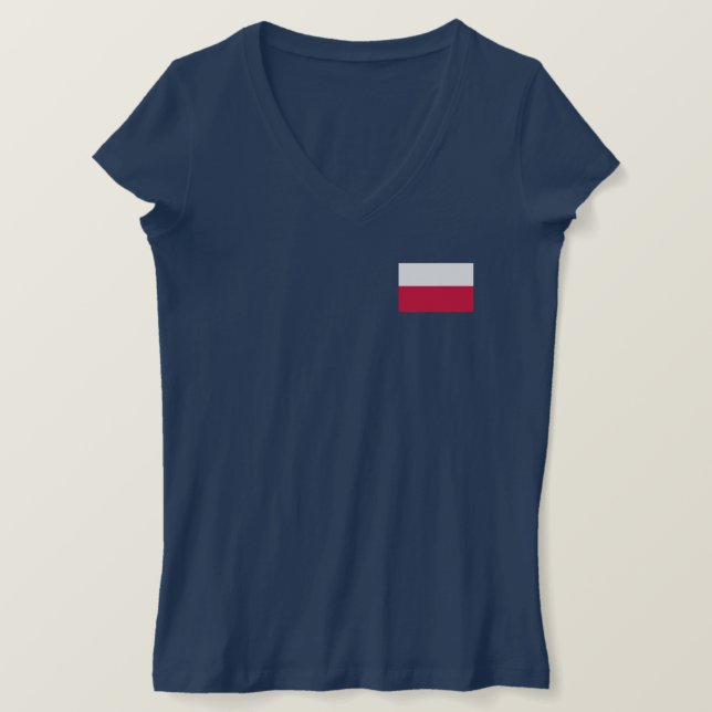 Poland Flag T-Shirt (Design Front)