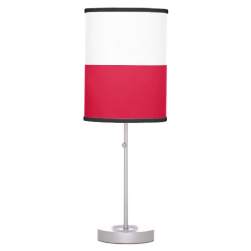 Poland Flag Table Lamp