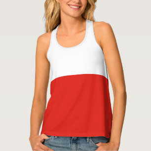 Poland flag tank top