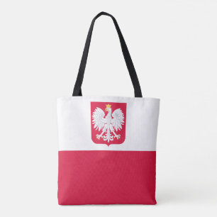 Poland Flag Tote Bag