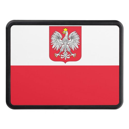 Poland Flag Trailer Hitch Cover