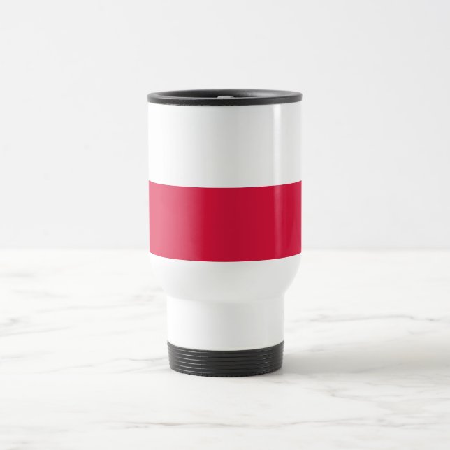 Poland Flag Travel Mug (Center)