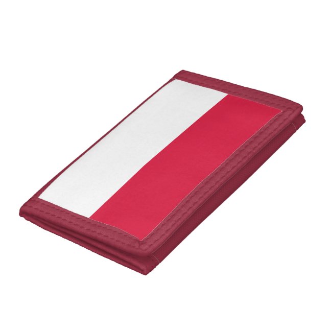 Poland Flag Tri-fold Wallet (Bottom)