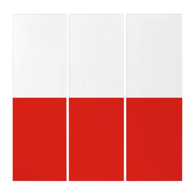 Poland flag triptych (Front)