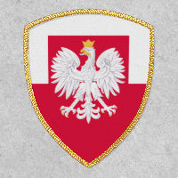 Poland flag (with coat of arms)