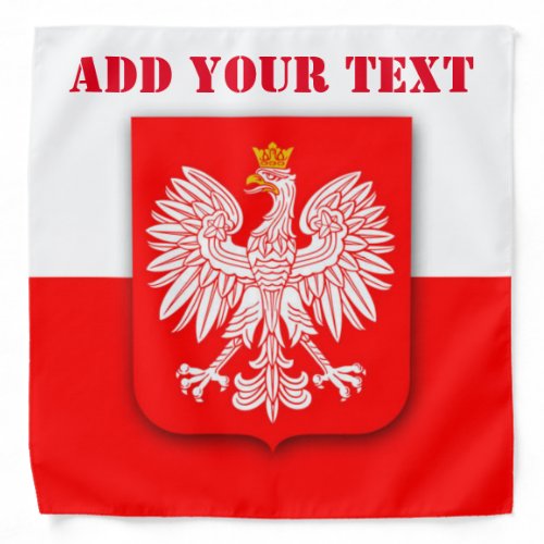 Poland Flag World Cup 2022 Football Soccer Bandana