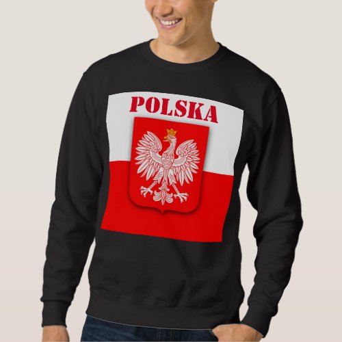 Poland Flag World Cup 2022 Football Soccer Polish  Sweatshirt
