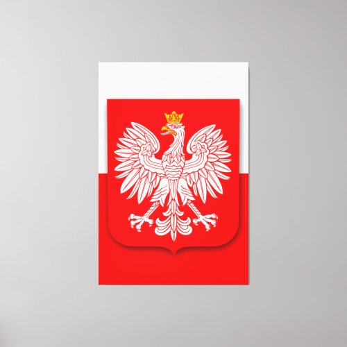 Poland Flag World Cup 2022 Football Soccer Polska Canvas Print