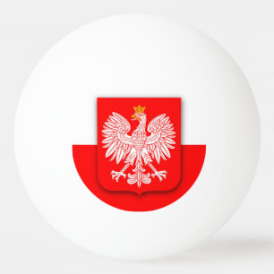 Poland Flag World Cup 2022 Football Soccer Polska Ping Pong Ball