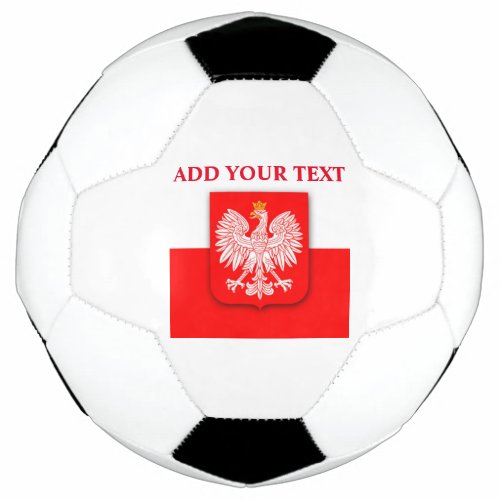 Poland Flag World Cup 2022 Football Soccer Polska  Soccer Ball