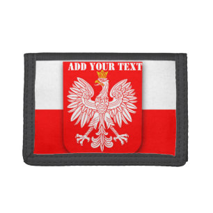 Poland Flag World Cup 2022 Football Soccer Tri-fold Wallet