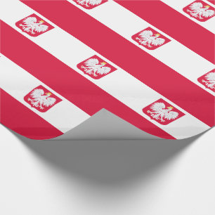 Poland Flag Wrapping Paper