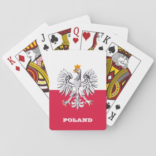 Poland Games Polish Flag Playing Cards