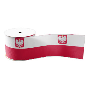 Poland Grosgrain Ribbon