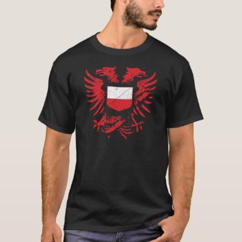 Poland Grunged T-shirt by brev87 at Zazzle