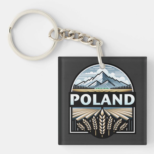 Poland Keychain (Front)