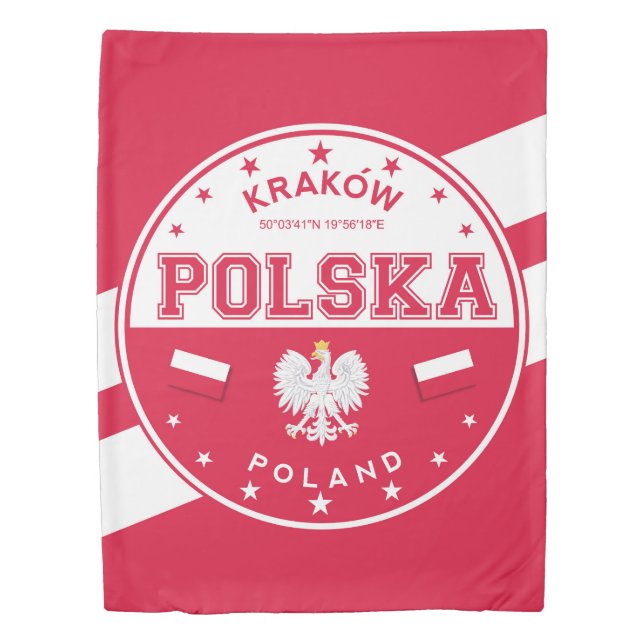 Poland Krakow Duvet Cover (Front)
