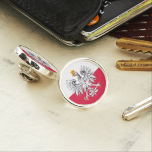 Poland lapel pin, Eagle, Polish Flag / business Pin
