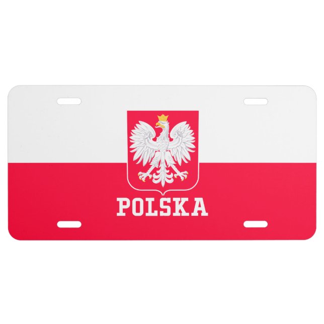 Poland License Plate (Front)