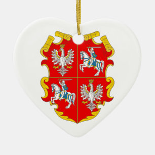 Poland-Lithuania Commonwealth (Rise of Roses) Ceramic Ornament