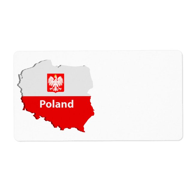 Poland map label (Front)