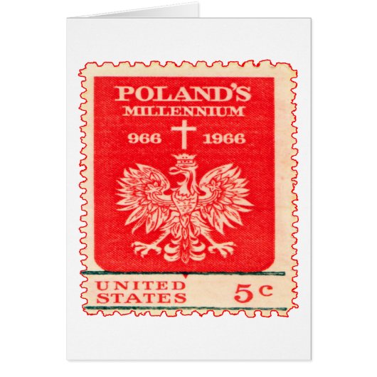 Poland Millennium Stamp Cards (Front)