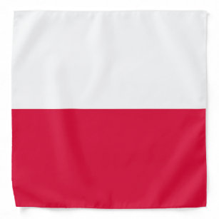 Poland National Flag Team Support Bandana