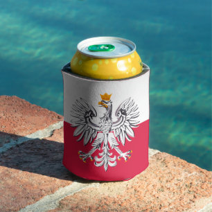 Poland, party, Polish Flag Can Cooler