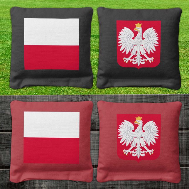 Poland patriotic bags, Polish Flag Cornhole Bags (Creator Uploaded)