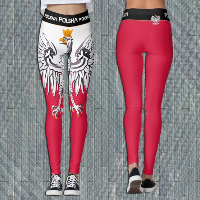 Poland Patriotic fashion, Polish Flag, Eagle Leggings (Creator Uploaded)