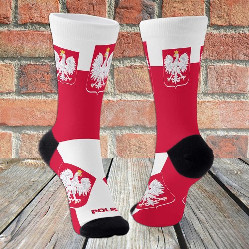 Poland Patriotic Socks Sustainable Polish Flag Socks