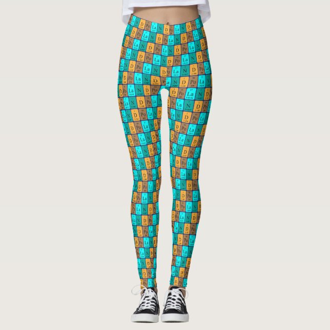 Poland periodic table patriotic leggings 5 (Front)